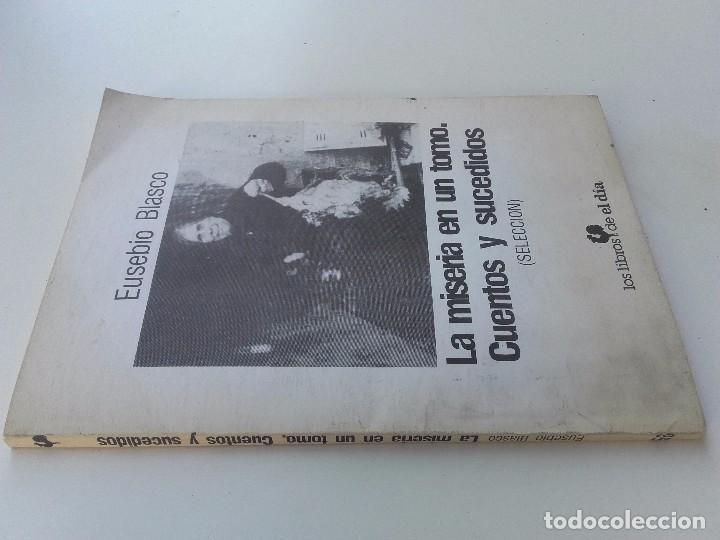 Libri di seconda mano: LA MISERIA EN UN TOMO-CUENTOS Y SUCEDIDOS- Eusebio Blasco-SELECCION