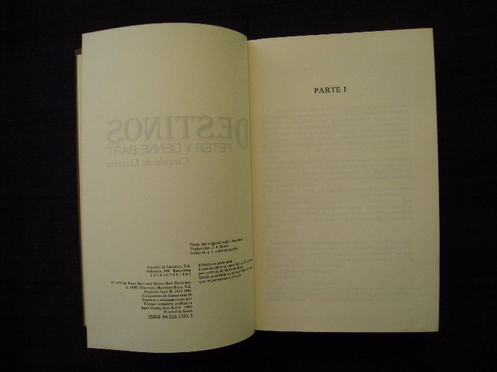Libros de segunda mano: DESTINOS - PETER Y DENNE BART - CIRCULO DE LECTORES. - Foto 7
