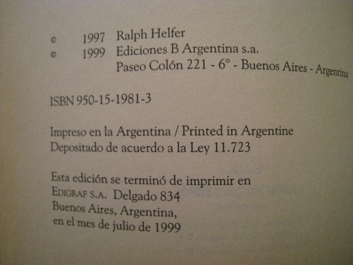 Libros de segunda mano: MODOC - RALPH HELFER - EDICIONES B ARGENTINA S.A. - Foto 9