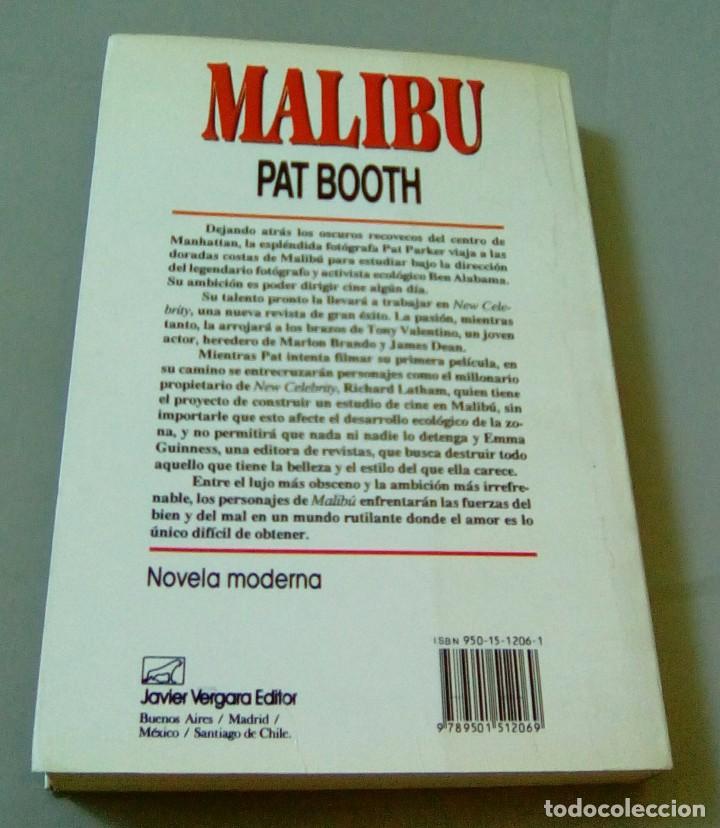 Libros de segunda mano: MALIBU.- PAT BOOTH - Foto 2