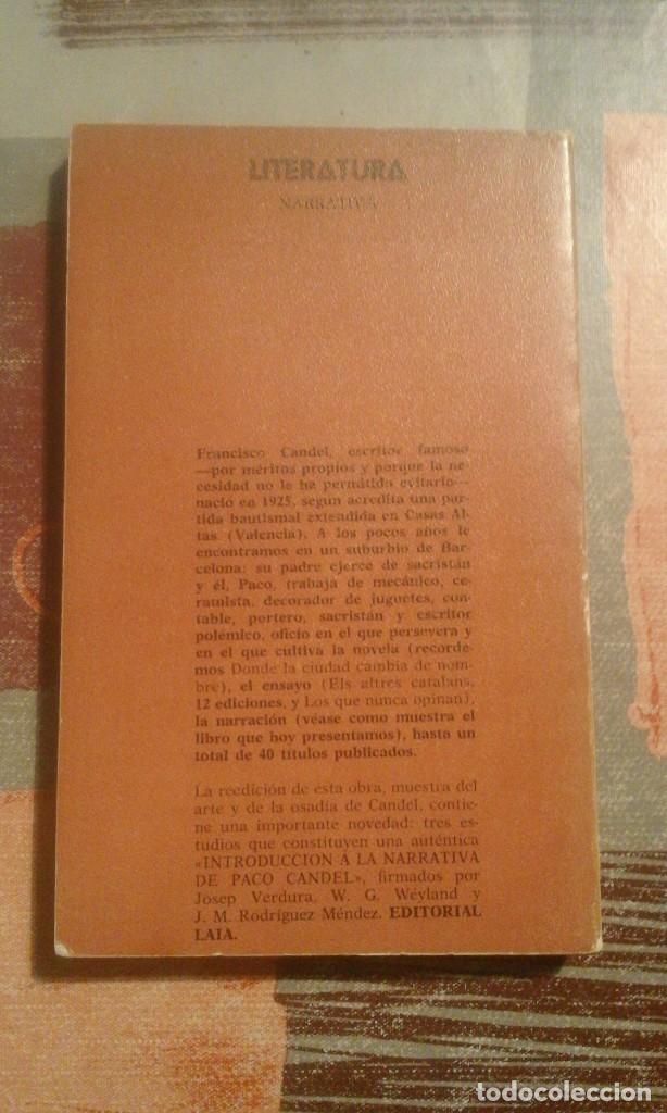 Libros de segunda mano: &Eacute;chate un pulso, Hemingway! - Francisco Candel - Foto 2