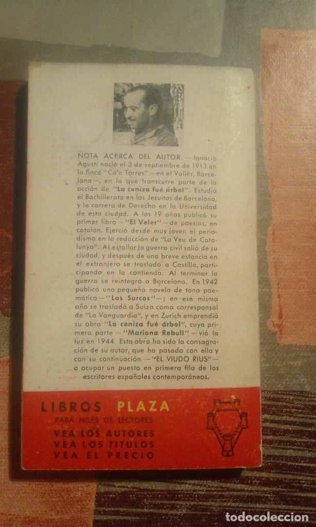 Libros de segunda mano: El viudo Rius - Ignacio Agust&iacute; - 1945 - Foto 2