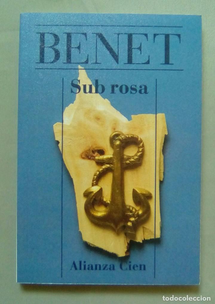 Libros de segunda mano: SUB ROSA.- BENET - Foto 1