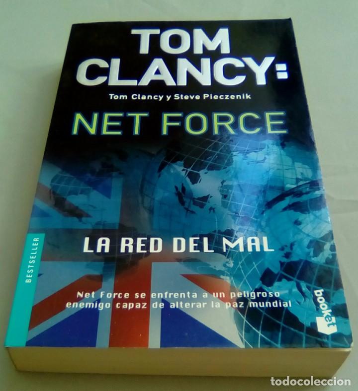 Libros de segunda mano: TOM CLANCY: NET FORCE, LA RED DEL MAL - Foto 1