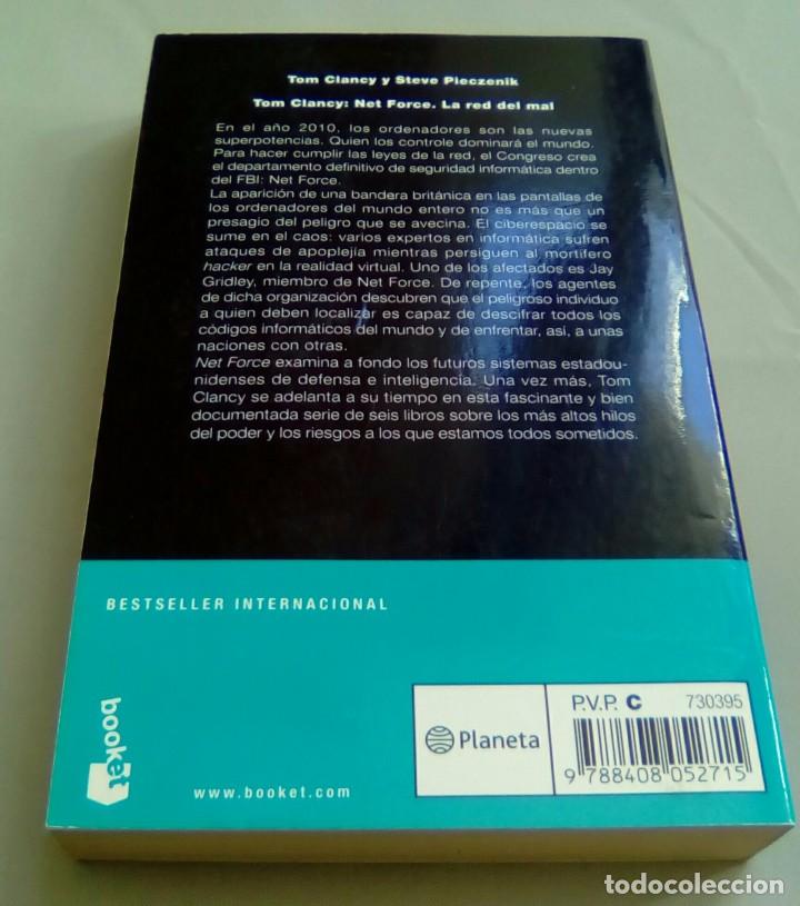 Libros de segunda mano: TOM CLANCY: NET FORCE, LA RED DEL MAL - Foto 2