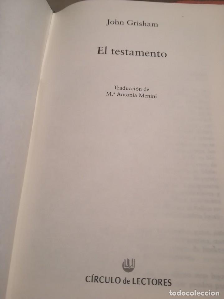 Libros de segunda mano: El testamento - John Grisham - Foto 1