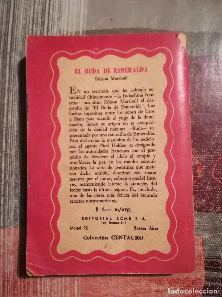Libros de segunda mano: El buda de esmeralda - Edison Marshall - 1954 - Foto 2