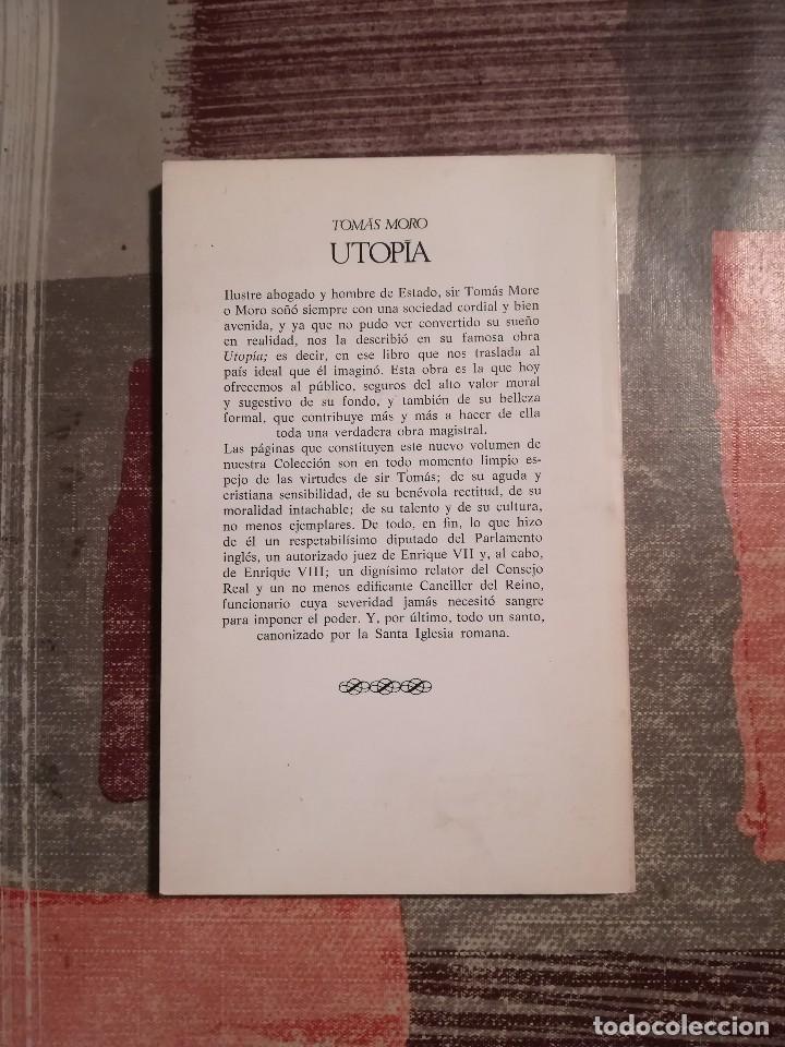 Libros de segunda mano: Utop&iacute;a - Tom&aacute;s Moro - Foto 2