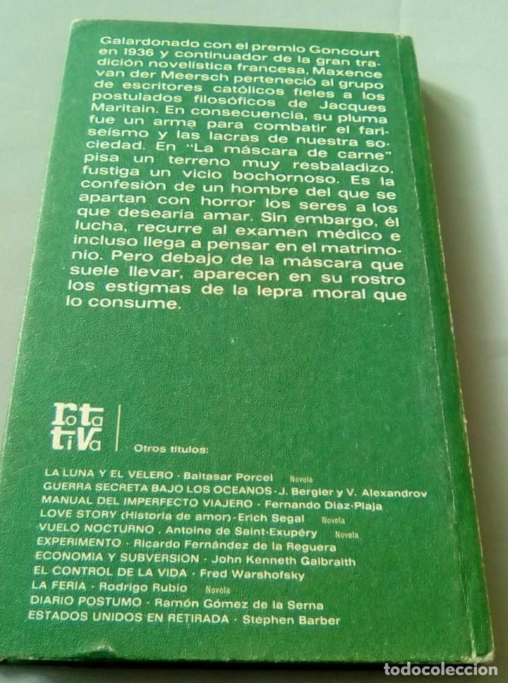 Libros de segunda mano: LA MASCARA DE CARNE - Foto 2