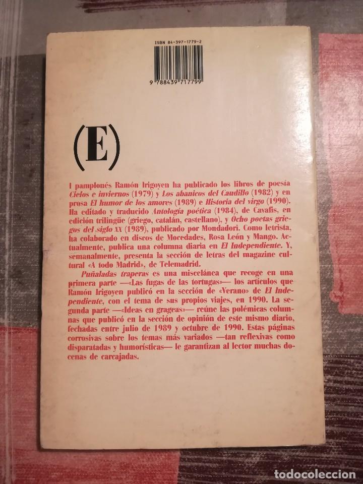 Libros de segunda mano: Pu&ntilde;aladas traperas - Ram&oacute;n Irigoyen - Foto 2