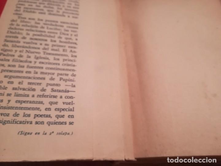 Libros de segunda mano: El diablo - Giovanni Papini - 1954 - Foto 3