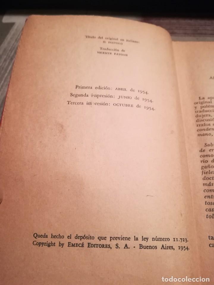Libros de segunda mano: El diablo - Giovanni Papini - 1954 - Foto 6