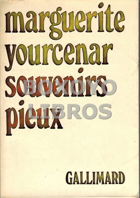 Libros de segunda mano: YOURCENAR, Marquerite. Souvenirs pieux - Foto 1