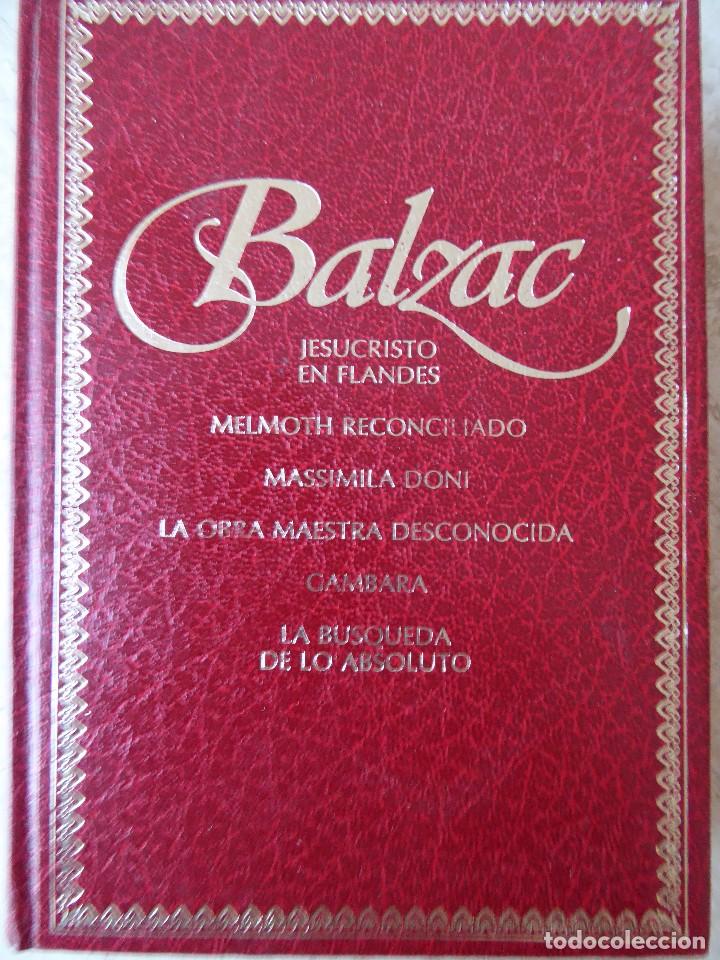 Libros de segunda mano: BALZAC - JESUCRISTO EN FLANDES, MELMOTH, MASSIMILA, OBRA MAESTRA DESC., GAMBARA, B&Uacute;S. DE LO ABSOLUTO