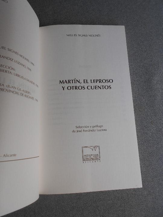 Libros de segunda mano: MARTIN, EL LEPROSO Y OTROS CUENTOS. - Foto 2