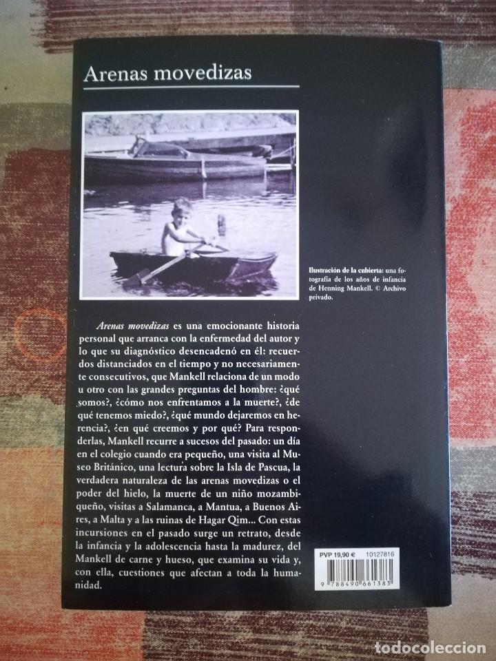 Libros de segunda mano: Arenas movedizas - Henning Mankell - Foto 2