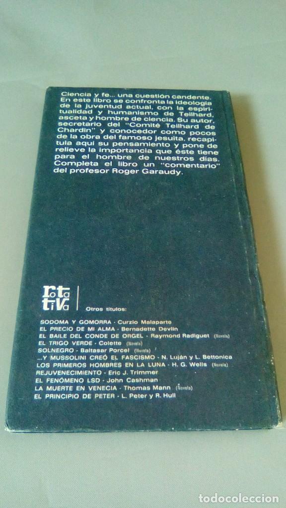 Libros de segunda mano: CIENCIA Y FE EN TEILHARD DE CHARDIN - Foto 2