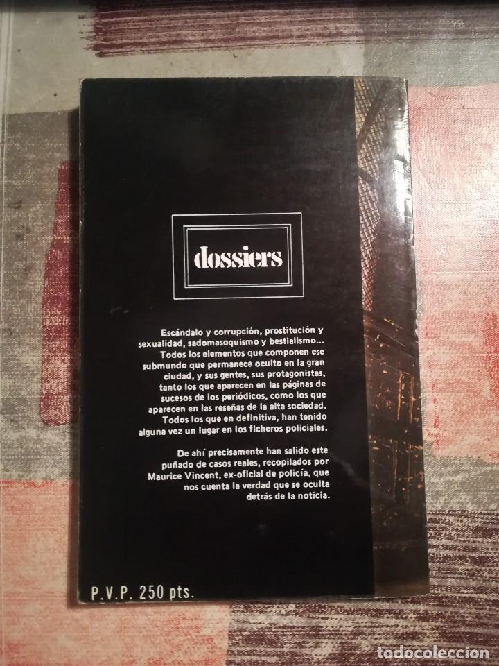 Libros de segunda mano: Dossiers del vicio - Maurice Vincent - Foto 2