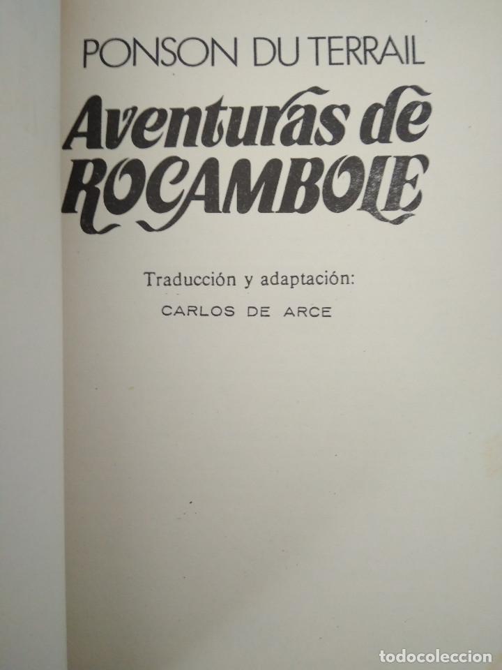 Libros de segunda mano: Aventuras de Rocambole - Ponson du Terrail - Foto 2