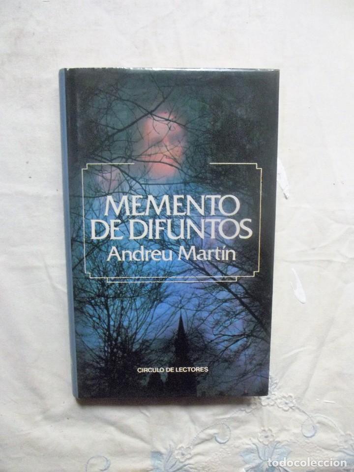 Libros de segunda mano: MEMENTO DE DIFUNTOS DE ANDREU MARTIN - Foto 1