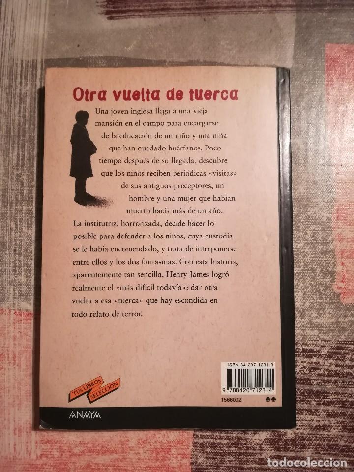 Libros de segunda mano: Otra vuelta de tuerca - Henry James - Foto 2