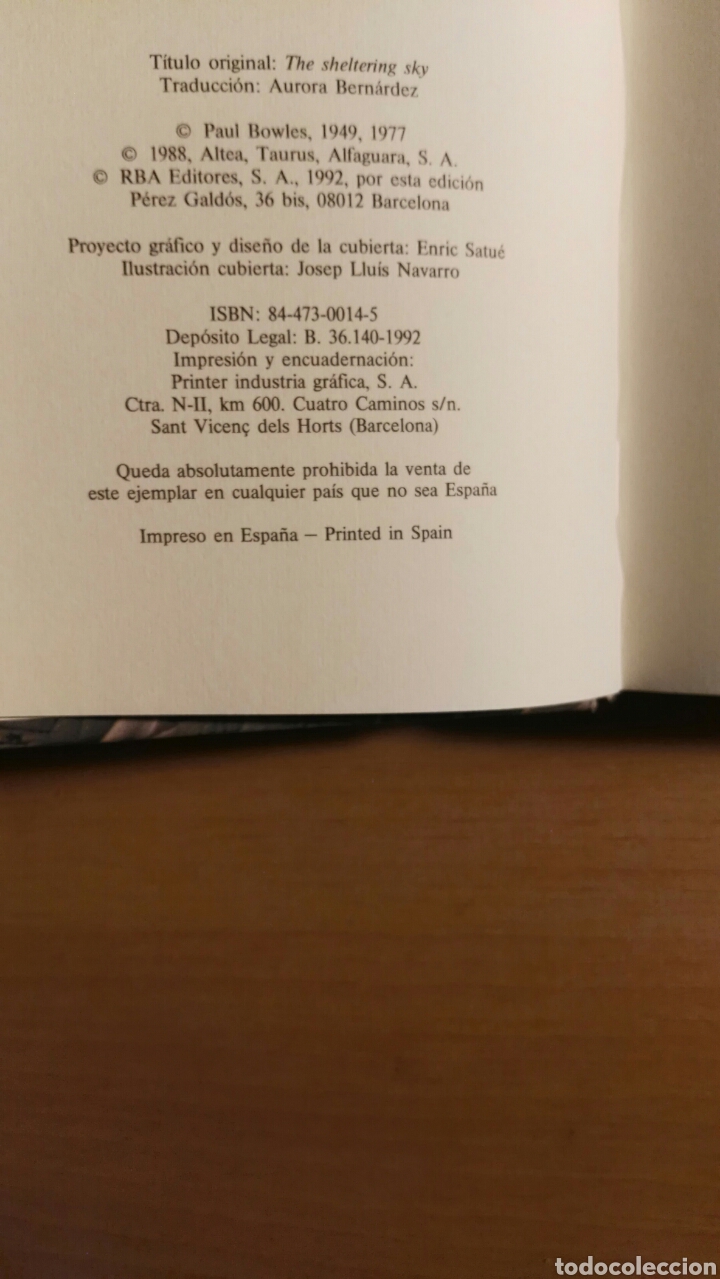 Libros de segunda mano: El cielo protector - Foto 4