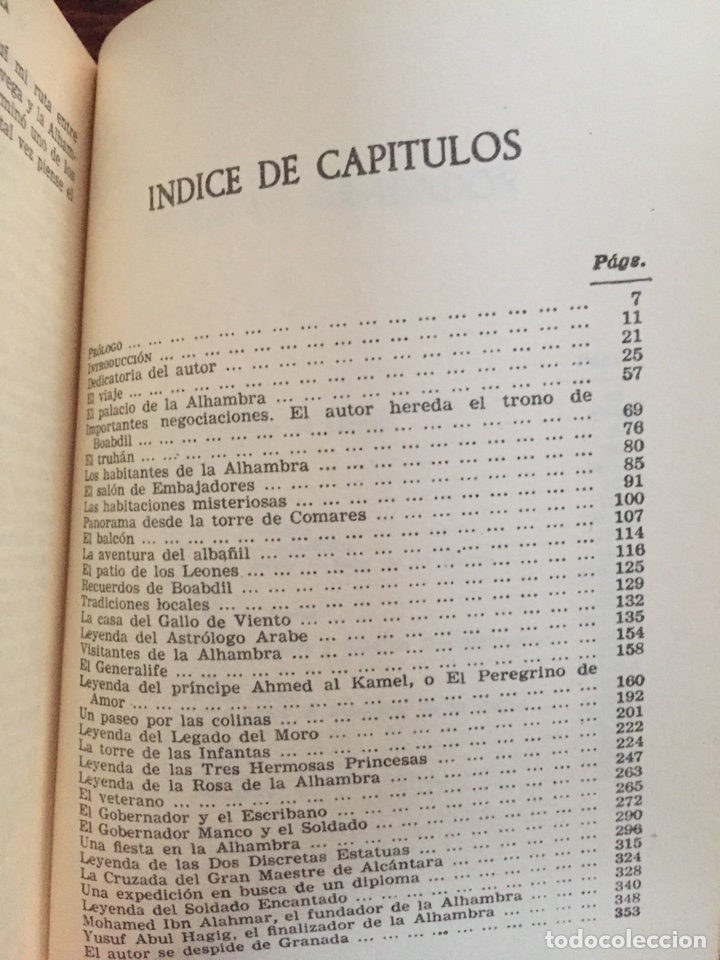 Libros de segunda mano: Libro Cuentos de la Alhambra. W.Irwing - Foto 5