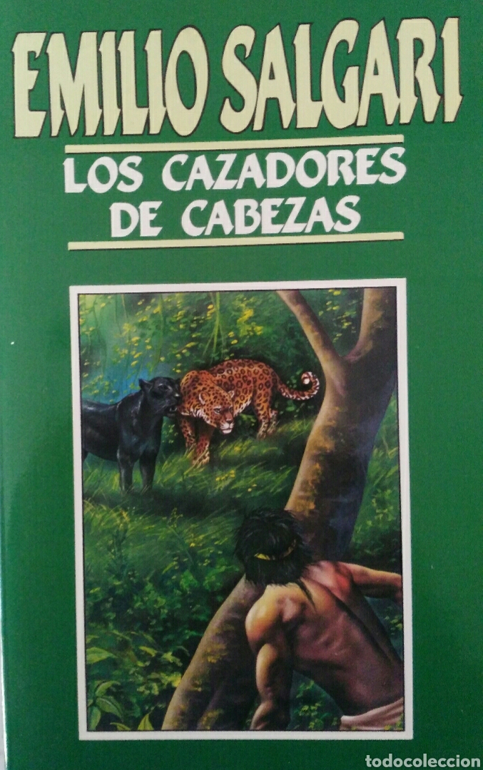Libros de segunda mano: Emilio Salgari Los cortadores de cabezas - Foto 1