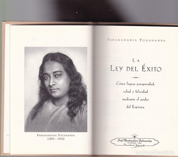 Libros de segunda mano: LA LEY DEL &Eacute;XITO - PARAMAHANSA YOGANANDA/2000 - Foto 2