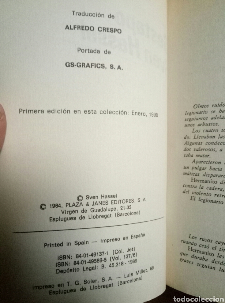 Libros de segunda mano: Gestapo. Sven Hassel. P&J - Foto 3