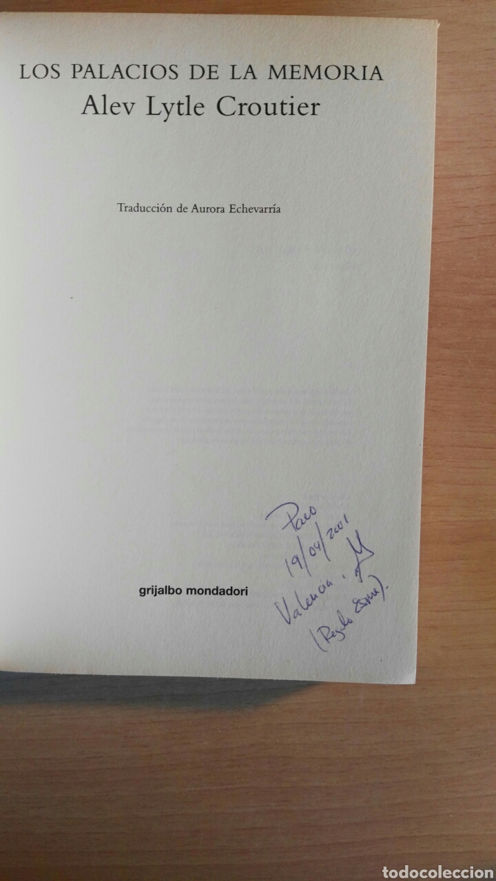 Libros de segunda mano: Los palacios de la memoria - Foto 4