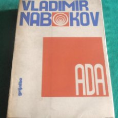 Libros de segunda mano: VLADIMIR NABOKOV, ADA