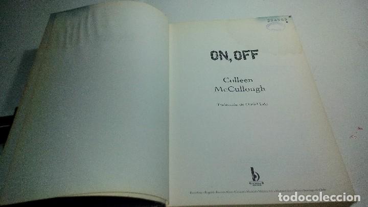 Libros de segunda mano: ON, OFF - MCCULLOUGH, COLLEEN-EDICIONES BSA - Foto 7