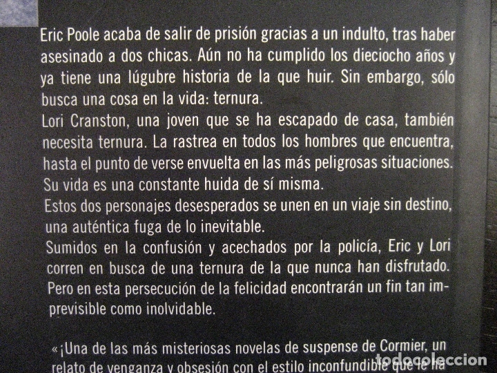 Libros de segunda mano: Cormier, Robert, EL SINDROME DE LA TERNURA - Foto 2