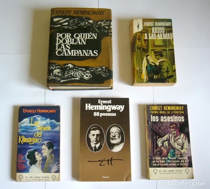 Libros de segunda mano: LOTE DE CINCO LIBROS DE ERNEST HEMINGWAY - Foto 1