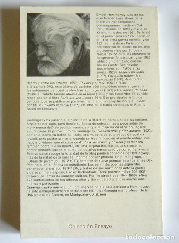 Libros de segunda mano: LOTE DE CINCO LIBROS DE ERNEST HEMINGWAY - Foto 4