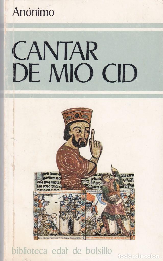 Libros de segunda mano: CANTAR DE MIO CID - AN&Oacute;NIMO - EDAF EDITORIAL 1978 - Foto 1