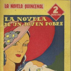 Libros de segunda mano: LA NOVELA DE UN JOVEN POBRE, POR OCTAVIO FEUILLET. AÑO 1941 (14.2)