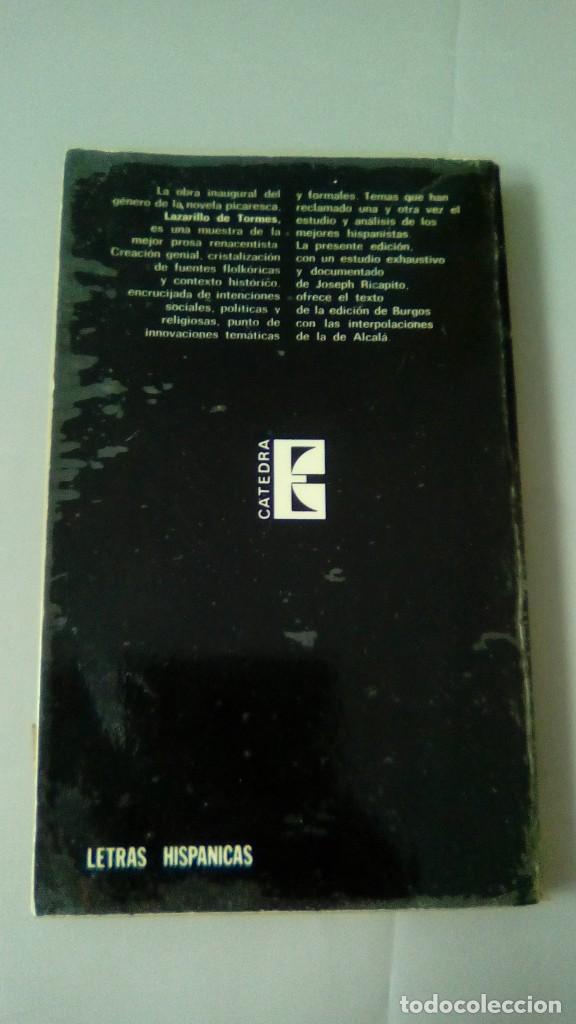 Libros de segunda mano: EL LAZARILLO DE TORMES. CATEDRA - Foto 3