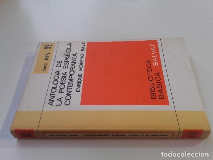 Libri di seconda mano: ANTOLOGIA DE LA POESIA ESPA&Ntilde;OLA CONTEMPORANEA-BIBLIOTECA BASICA SALVAT-LIBRO RTV 92