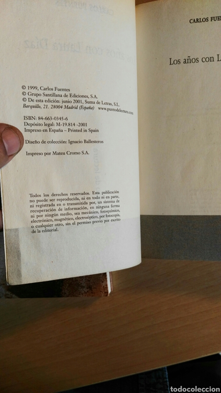 Libros de segunda mano: 2 libros Carlos Fuentes - Foto 7