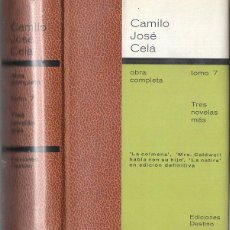 Libros de segunda mano: CAMILO JOSÉ CELA : OBRA COMPLETA TOMO 7 (DESTINO, 1969). Lote 119431463