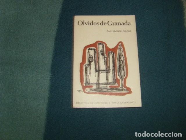 Libros de segunda mano: OLVIDOS DE GRANADA , JUAN RAMON JIMENEZ - Foto 1