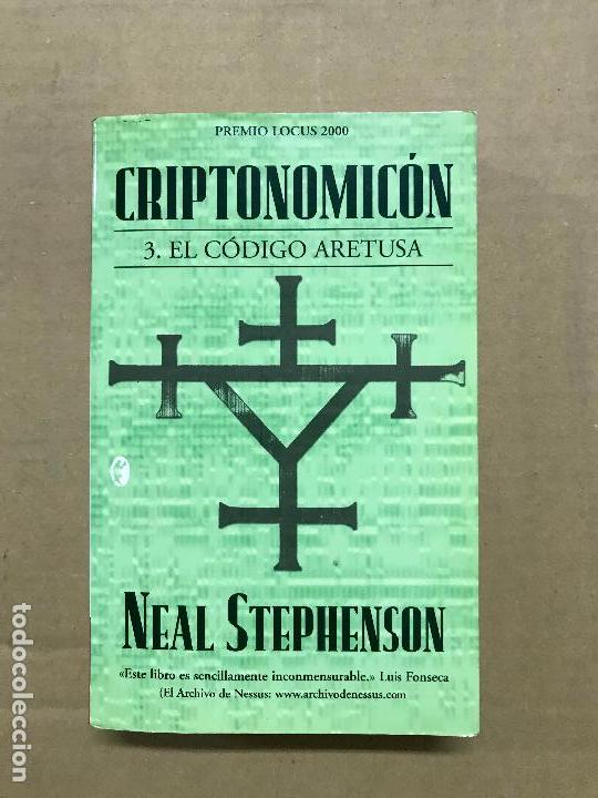 Libros de segunda mano: Criptonomic&oacute;n . El c&oacute;digo aretusa de Neal Stephenson - Foto 1