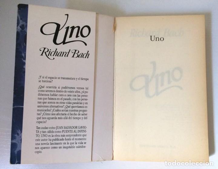 Libros de segunda mano: UNO. RICHARD BACH. 1988 - Foto 2