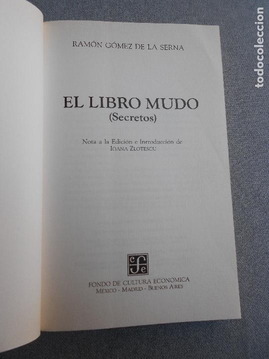 Libros de segunda mano: EL LIBRO MUDO ( SECRETOS) - Foto 2