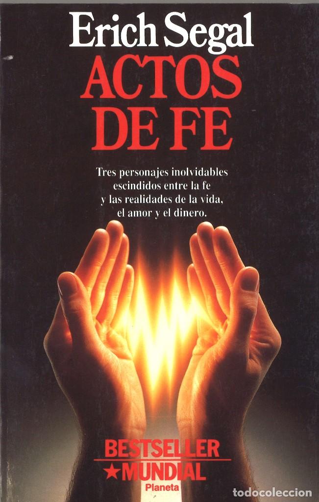 Libros de segunda mano: Actos de fe. Erich Segal. 1992 - Foto 1