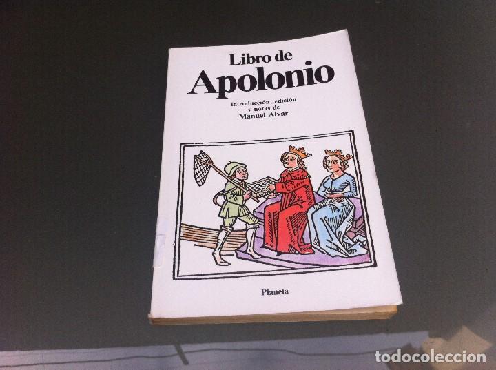 Libros de segunda mano: LIBRO DE APOLONIO. Ed. PLANETA. - Foto 1