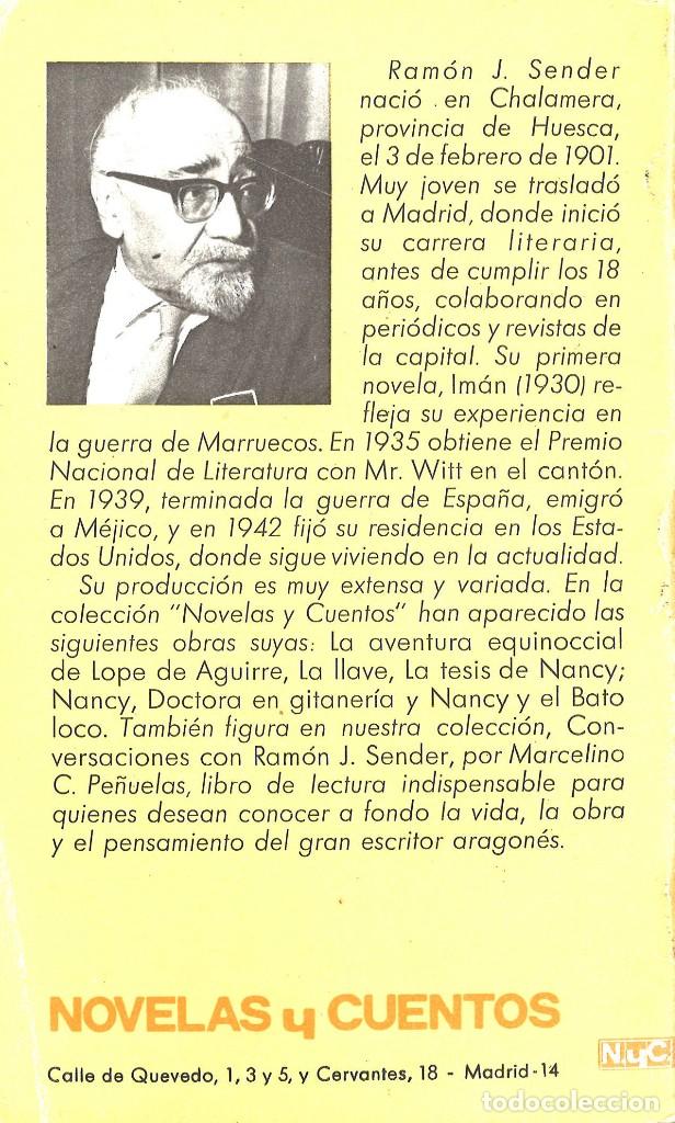 Libros de segunda mano: La tesis de Nancy. Ram&oacute;n J. Sender - Foto 2