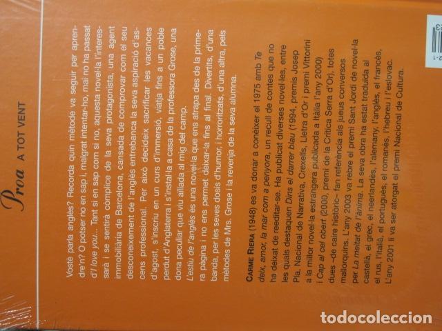 Libros de segunda mano: Lestiu de langl&egrave;s. Carme Riera - Foto 2